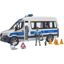 Furgone Polizia BRUDER Sprinter 02683 con Personaggio - 45x17x20 cm