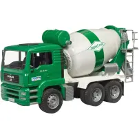 Bruder MAN TGA - Camion con betoniera in plastica ABS per bambini