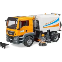 Bruder MAN TGS Spazzatrice Stradale in plastica ABS per bambini