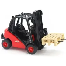 Carrello Elevatore Linde H30D Bruder 1:16 - Giocattolo con Gancio Di…
