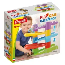 Flip Car 06496 Race Track Quercetti - Set con 2 Veicoli