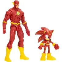 Jakks Pacific DC x Sonic The Flash Action Figure Multipack 2 pezzi