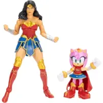 Jakks Pacific DC x Sonic Amy & Wonder Woman Action Figure Multipack –…