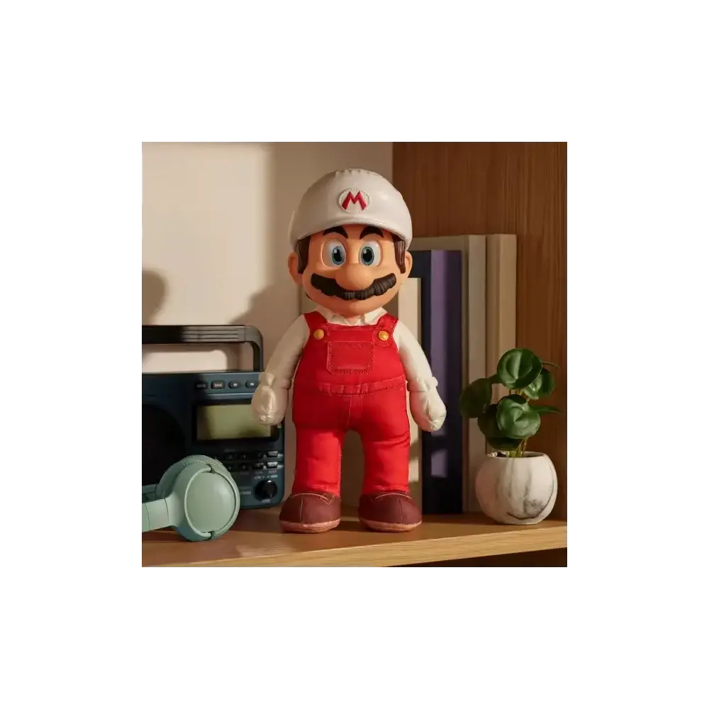 Jakks Pacific Peluche Fire Mario 38 cm – Super Mario Galaxy