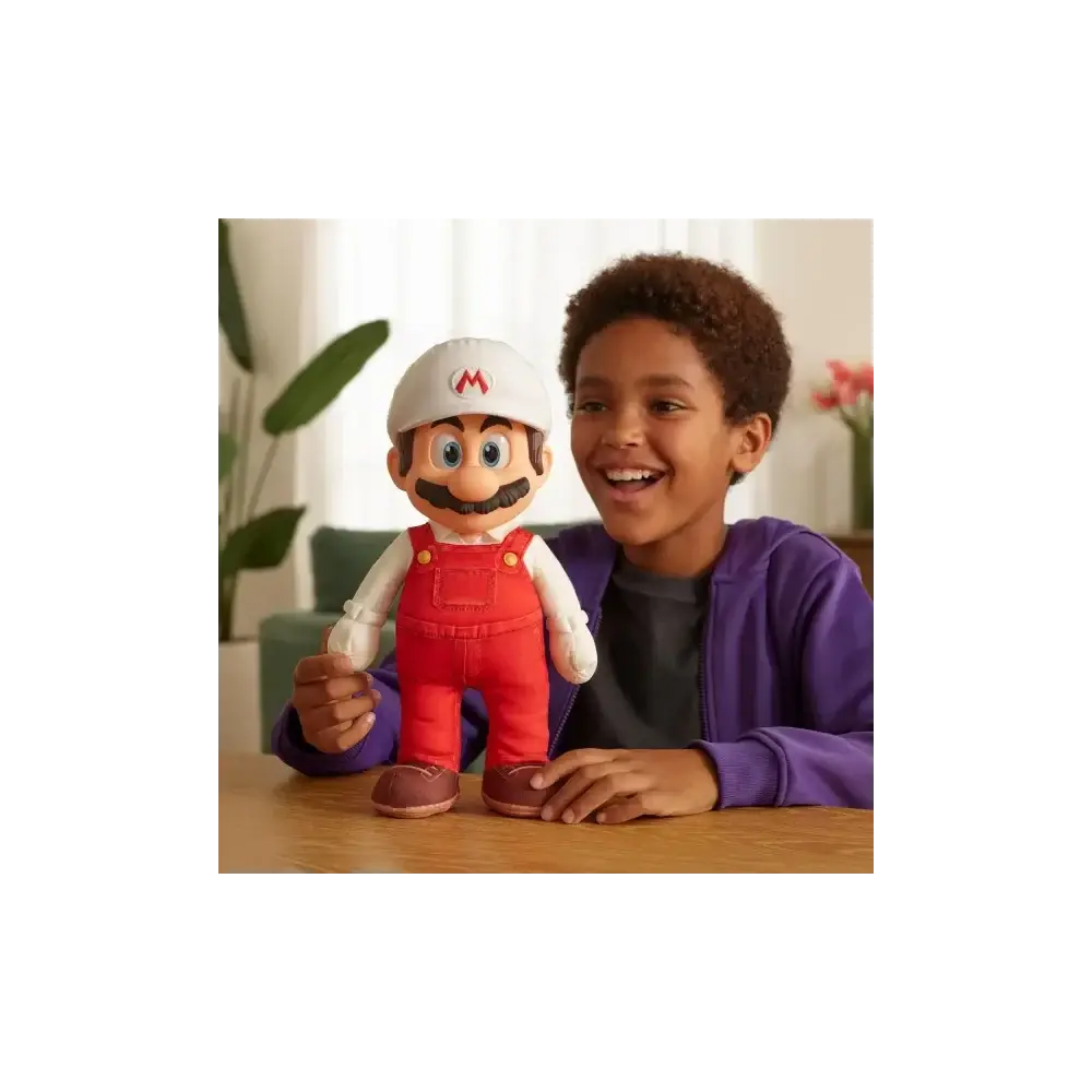 Jakks Pacific Peluche Fire Mario 38 cm – Super Mario Galaxy