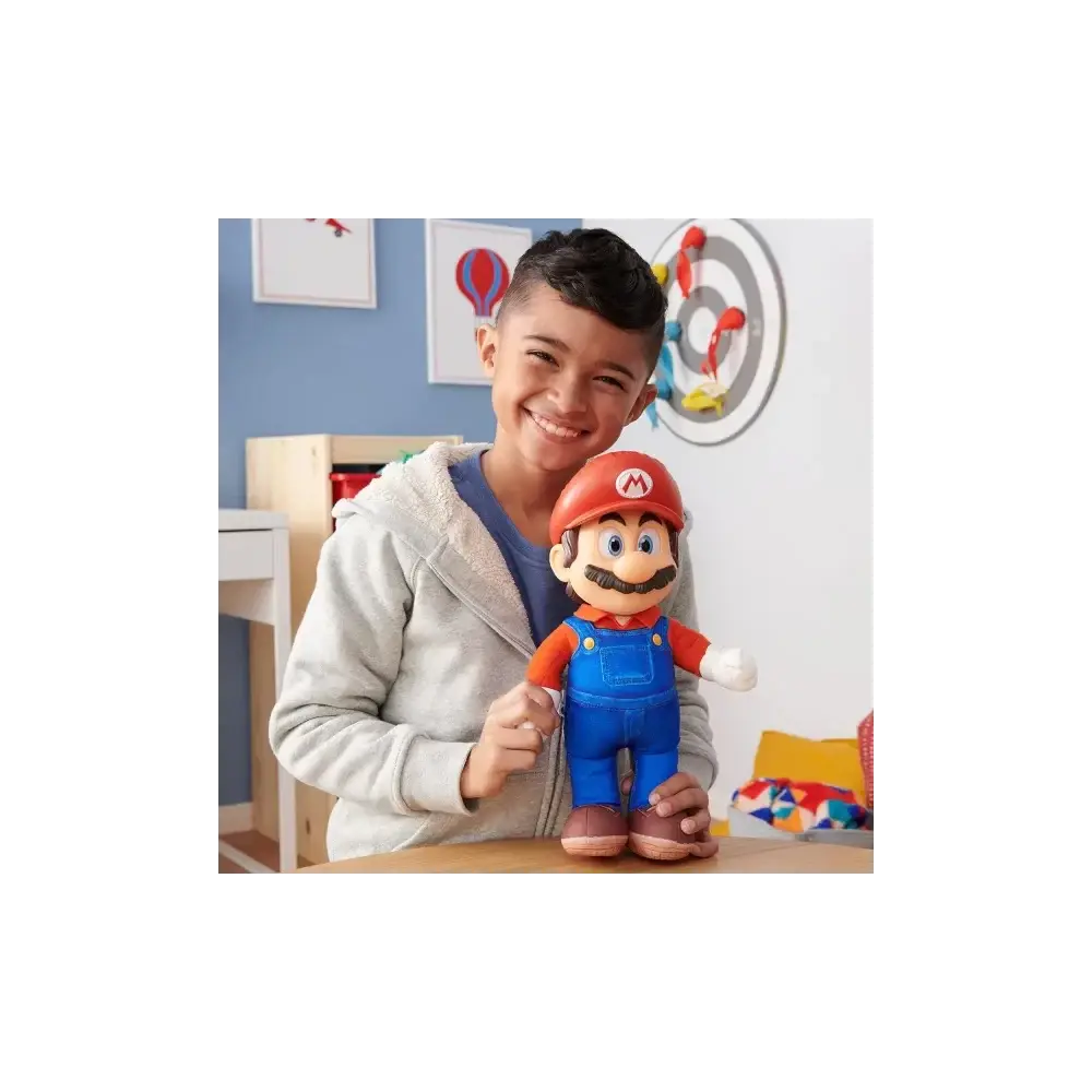 Jakks Pacific Super Mario Bros. Plush 35 cm Articolato – Occhi…