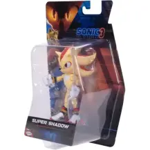 Jakks Pacific Sonic 3 Super Shadow Action Figure 13 cm Articolata