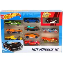 Hot Wheels Set 10 Macchinine Scala 1:64 da Collezione