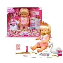 Nenuco Princess 42 cm – bambola con 11 funzioni e 10 accessori per 3+…