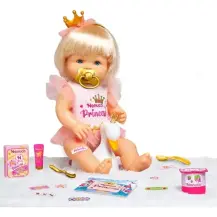 Nenuco Princess 42 cm – bambola con 11 funzioni e 10 accessori per 3+…