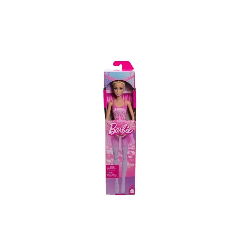Barbie Ballerina Bambola 3+ Anni con Tutù Rimovibile e Scarpette