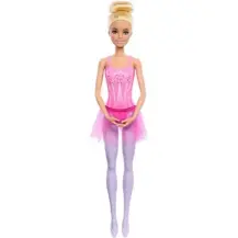 Barbie Ballerina Bambola 3+ Anni con Tutù Rimovibile e Scarpette