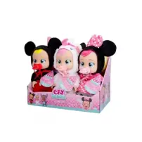 Cry Babies Bambola Disney Minnie 25 cm Interattiva con Ciuccio