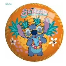 Pallone Stitch 22 cm in vinile colorato per giochi all'aperto