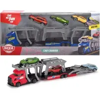 Camion Bisarca Dickie 28 cm con 3 Auto Multicolore