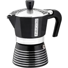 Pedrini Infinity Caffettiera 3 Tazze Antracite