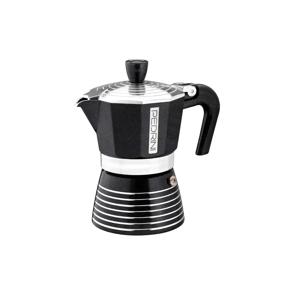 Pedrini Infinity Caffettiera 3 Tazze Antracite