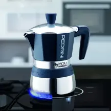 Pedrini MyMoka Induction 3 Tazze, caldaia in alluminio