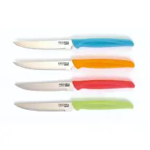 Pedrini Set 6 Coltelli da Bistecca Colori Assortiti