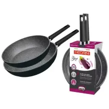 Pedrini Durastone Bis – Set padelle 24 cm / 28 cm antiaderente