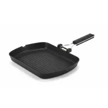 Pedrini Grill 23x34 cm Induzione Manico Pieghevole