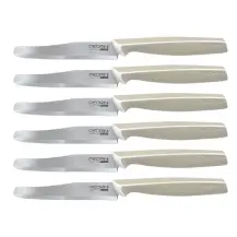 Pedrini Master 6 coltelli da tavola grigi