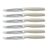 Pedrini Master 6 coltelli da tavola grigi
