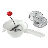 Pedrini Passapomodoro plastica 20 cm dischi in acciaio