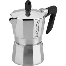 Pedrini Caffettiera 9083-3 3 Tazze in alluminio