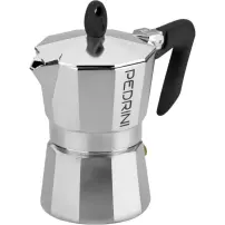 Pedrini Caffettiera 9083-3 3 Tazze in alluminio