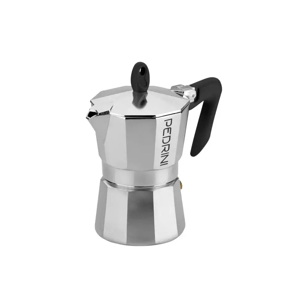 Pedrini Caffettiera 9083-3 3 Tazze in alluminio