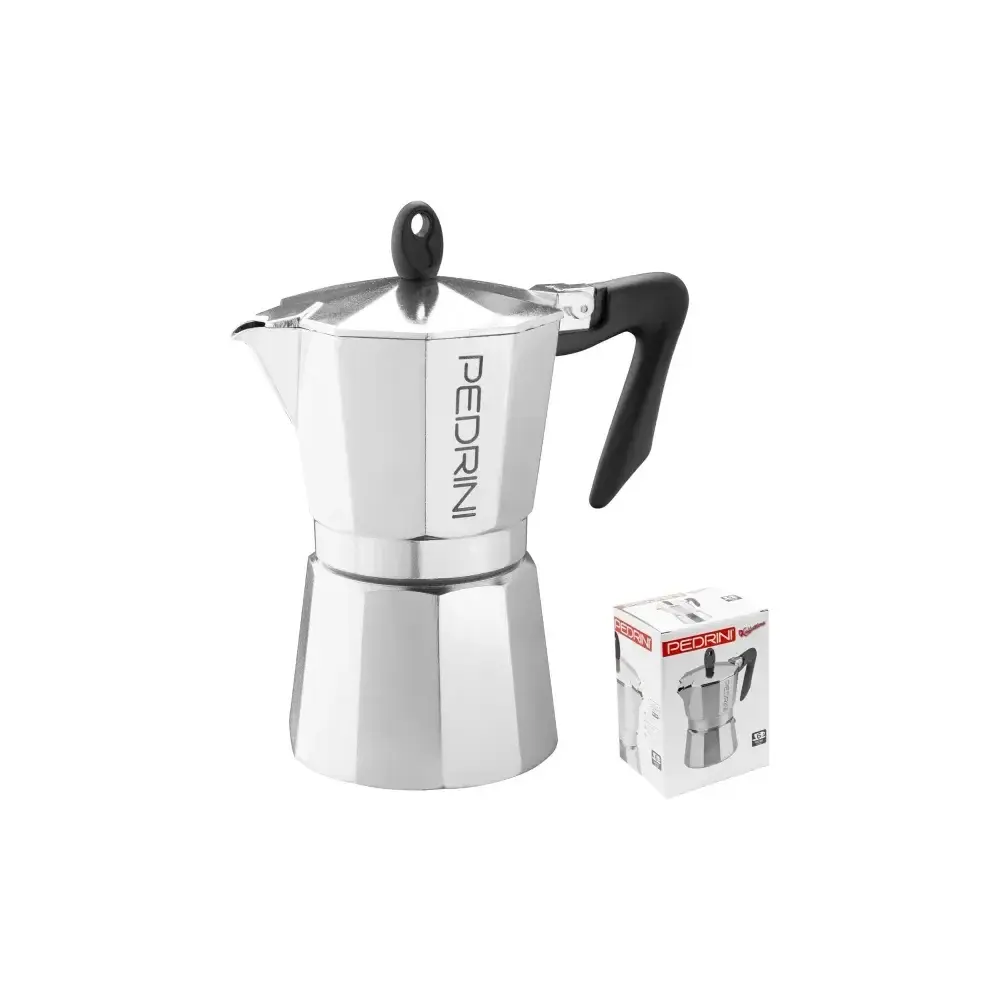 Pedrini Caffettiera 9083-3 3 Tazze in alluminio