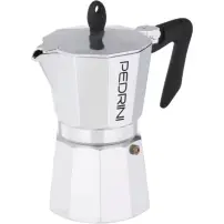 Pedrini Caffettiera 9084-3 Brillantata 6 tazze alluminio