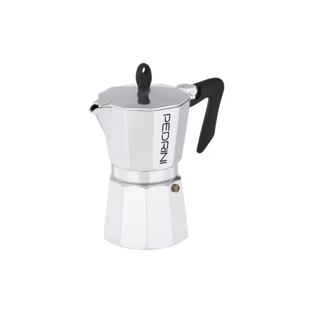 Pedrini Caffettiera 9084-3 Brillantata 6 tazze alluminio
