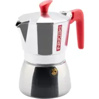 Pedrini Aroma Caffettiera 6 Tazze Induzione in alluminio