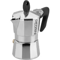 Pedrini Caffettiera Brillantata 2 Tazze in alluminio