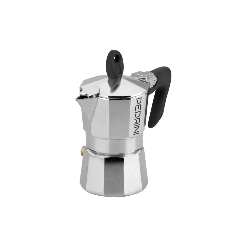 Pedrini Caffettiera Brillantata 2 Tazze in alluminio
