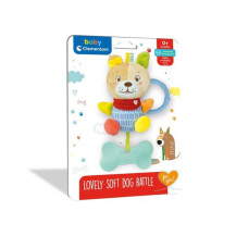 Clementoni Lovely Dog Soft Rattle: Sonaglino morbido