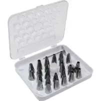 Pedrini Set 26 Beccucci 04GD186 Acciaio inox