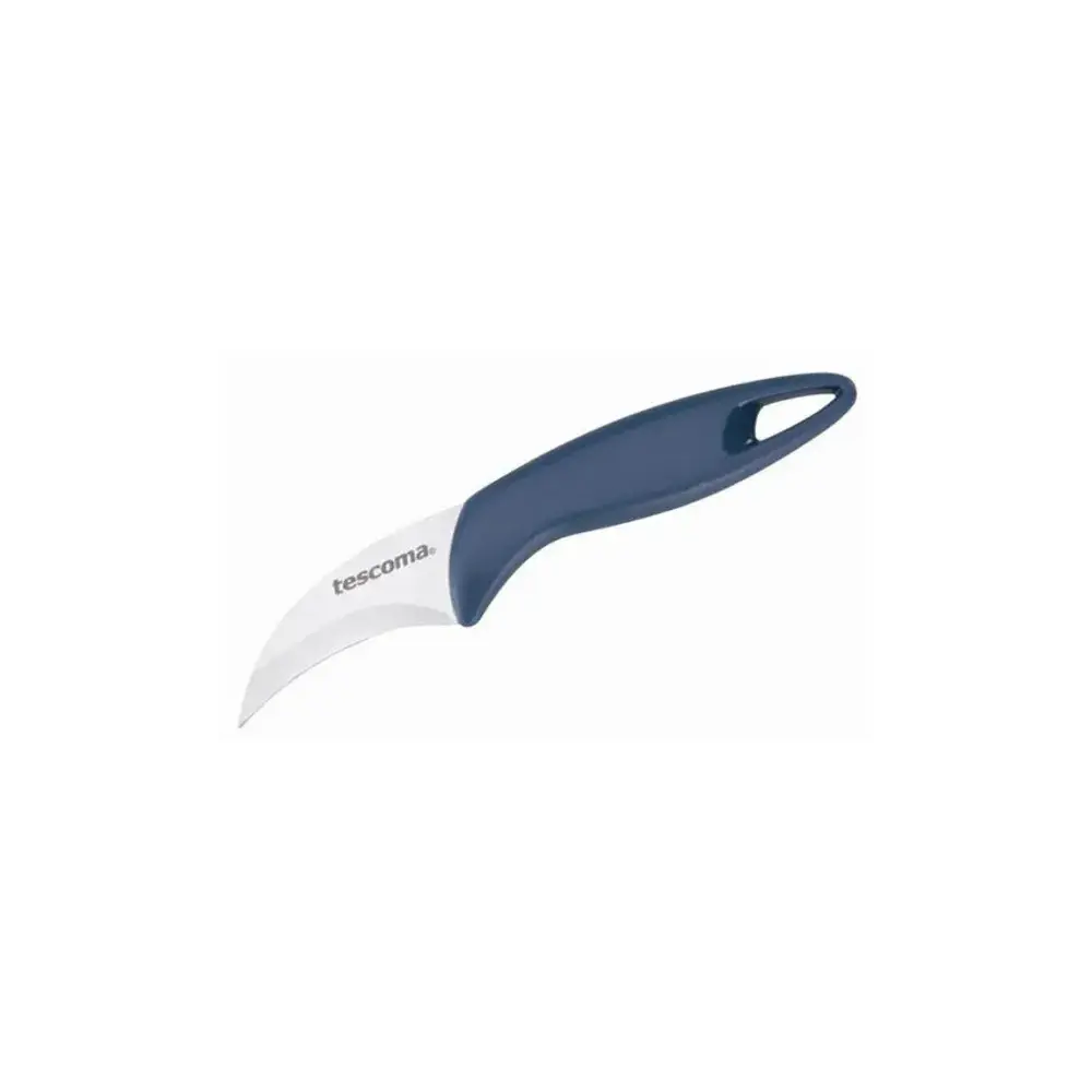 Tescoma Coltello Sbucciatore Curvo 8 cm in Acciaio