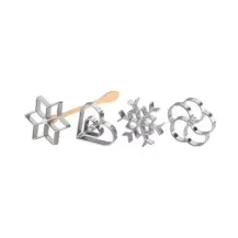 Tescoma Set 4 Stampi Frittelle Delicia Ø7 cm – manico nylon 210°C