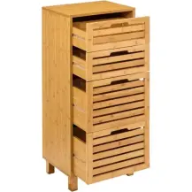 Sicela 5five - Armadio in Bambù con 4 Cassetti