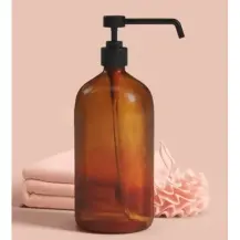 5five Distributore di Sapone Ambra 1 L – Polipropilene Resistente