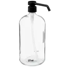 Distributore Sapone 5five Simply Smart 1 Litro Trasparente