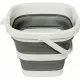 Secchio Retrattile 5FIVE 5L Grigio e Bianco - 25x20x26,2 cm