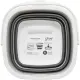 Secchio Retrattile 5FIVE 5L Grigio e Bianco - 25x20x26,2 cm