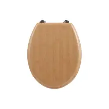 5five Sedile WC in legno effetto bambù