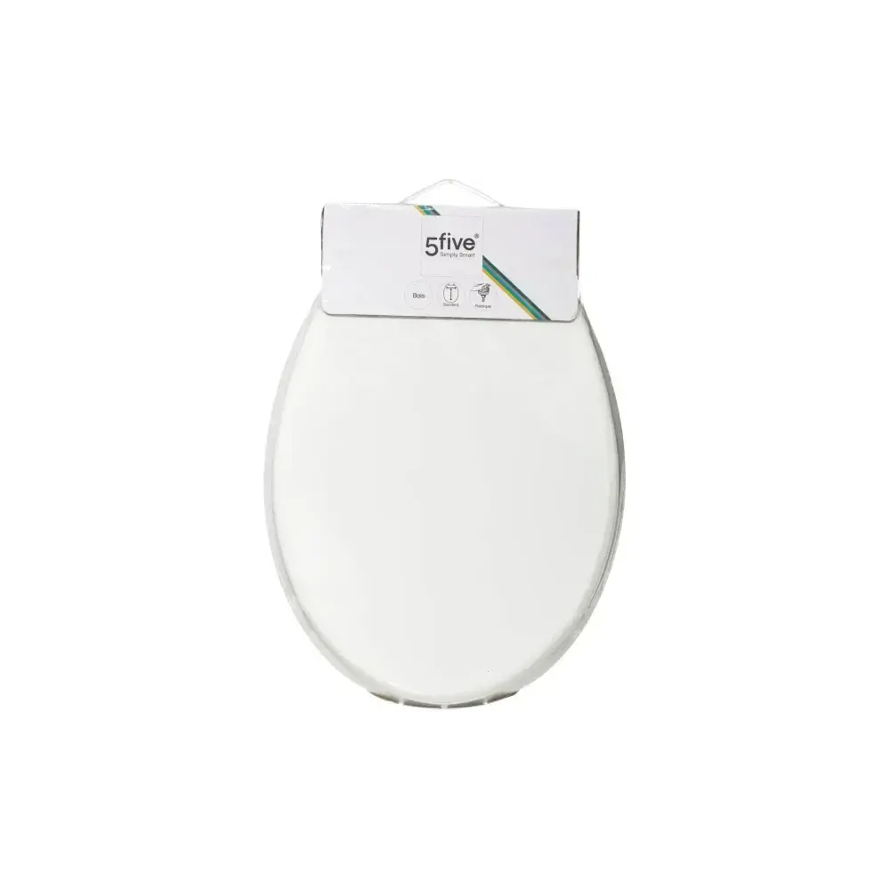 Sedile WC 5FIVE Colorama in Legno Laccato Bianco
