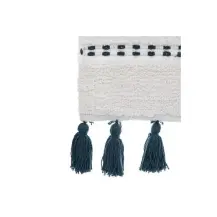 5FIVE Tappeto Solar Power Blu Petrolio 50x75 cm Cotone
