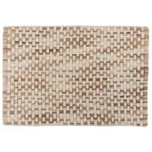 Tappeto da Bagno Intrecciato 5FIVE 50x75 cm Taupe